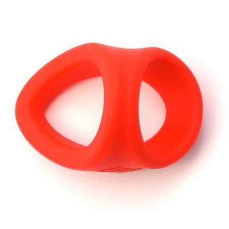Ballstretcher en silicone rouge FREEBALLER de Sport Fucker