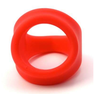 Ballstretcher en silicone rouge FREEBALLER de Sport Fucker