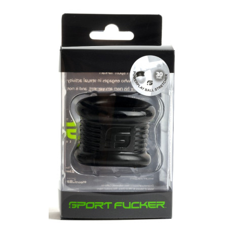 Ballstretcher souple POWERPLAY Noir de Sport Fucker