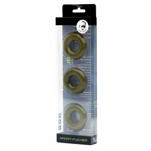 Lot de 3 Cockrings CHUBBY Kaki de Sport Fucker