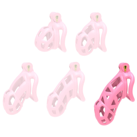Cage de chasteté Rose ASPIC XXL de 11.5 x 3.3 cm
