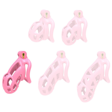 Cage de chasteté Rose ASPIC L de CockLock - 9.5 x 3.4 cm