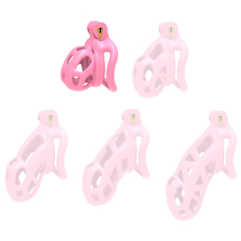 Cage de chasteté rose ASPIC S 5 x 3.3 cm