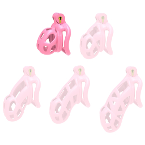 Cage de chasteté ASPIC S Rose 5 x 3.3cm