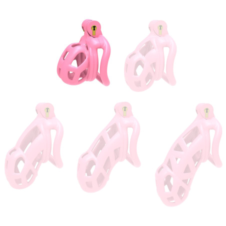 Cage de chasteté rose ASPIC S 5 x 3.3 cm