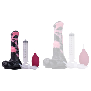 Gode Éjaculateur HURULF SQUIRT S 18 x 4.7 cm Noir-Rose