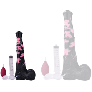 Gode Éjaculateur Horse TINULF SQUIRT M 19 x 5cm Noir-Rose