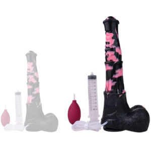 Gode Éjaculateur Horse TINULF SQUIRT L 28 x 6.5 cm Noir-Rose