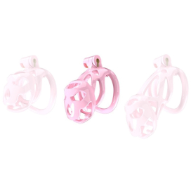 Cage de chasteté BOUH M Rose de CockLock 8 x 3.5 cm