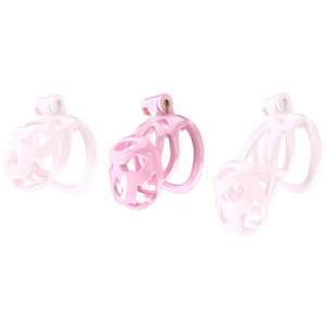 Cage de chasteté BOUH M 8 x 3.5 cm Rose