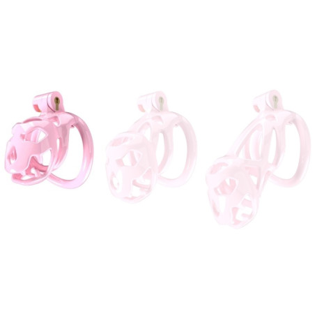 Cage de chasteté BOUH S Rose de 6 x 3.4 cm