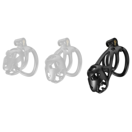 Cage de chasteté BOUH L Noire de CockLock 10 x 3.5 cm