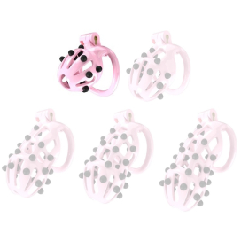 Cage de chasteté POINT UP S Rose de 6 x 3.5 cm