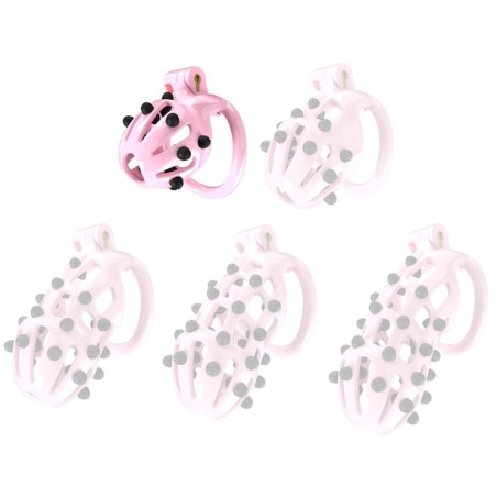 Cage de chasteté POINT UP S Rose de 6 x 3.5 cm