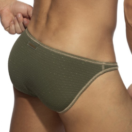 Slip de bain REGAL Kaki-Doré 2