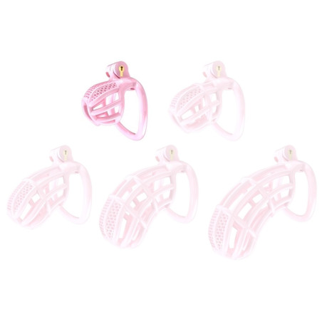Cage de Chasteté NEXIA S 5 x 3.1cm Rose pâle