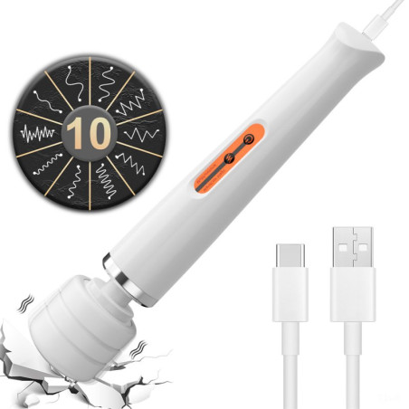 Wand COOLMAGIC 32cm | Tête 60mm Blanc