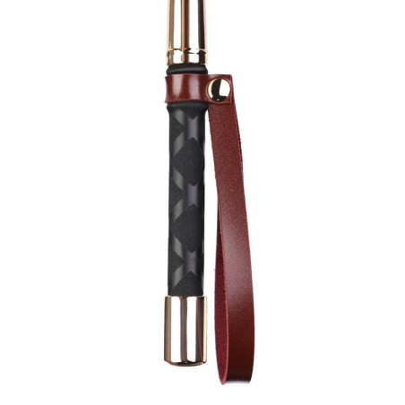 Cravache RIDE ASS 59cm Bordeaux