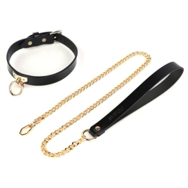 Collier-Laisse TEE RING Noir