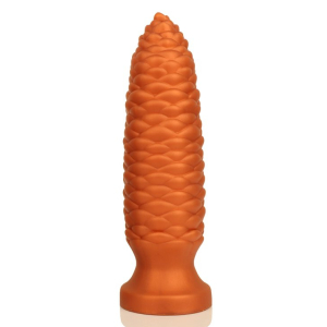 Plug anal LONG PINE XS de 11.5 x 3 cm Orange
