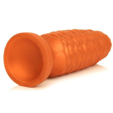 Plug anal LONG PINE XS de 11.5 x 3 cm Orange