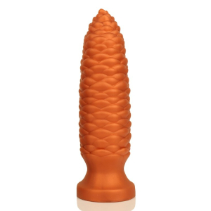 Plug anal LONG PINE S de 15 x 4 cm Orange