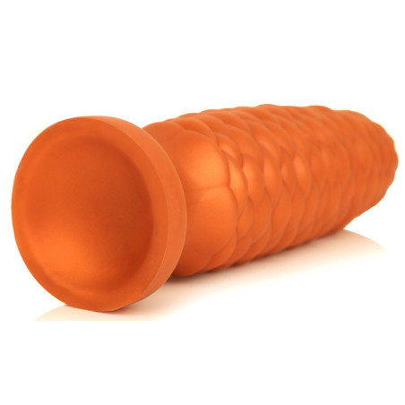 Plug anal LONG PINE S de 15 x 4 cm Orange