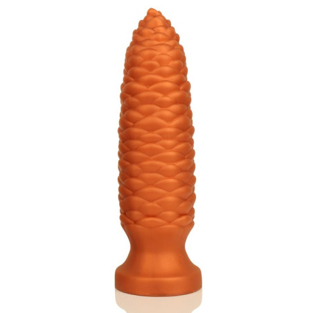 Plug anal LONG PINE L de 22 x 6 cm Orange