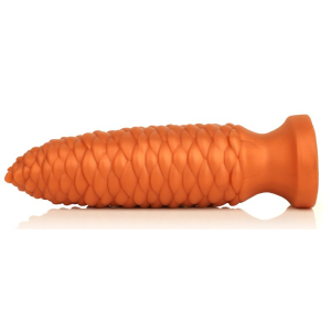 Plug anal LONG PINE L de 22 x 6 cm Orange
