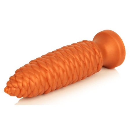 Plug anal LONG PINE L de 22 x 6 cm Orange