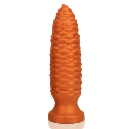 Plug anal LONG PINE XL de 25 x 7 cm Orange
