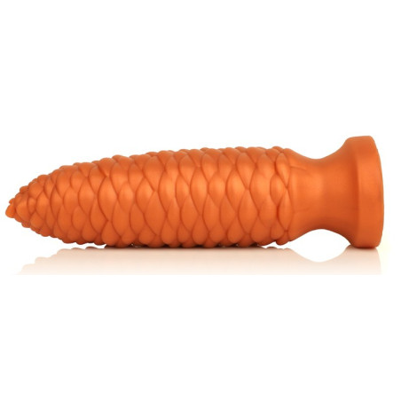 Plug anal LONG PINE XL de 25 x 7 cm Orange