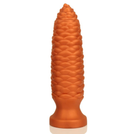 Plug anal XXL LONG PINE Orange de 28 x 8 cm 2