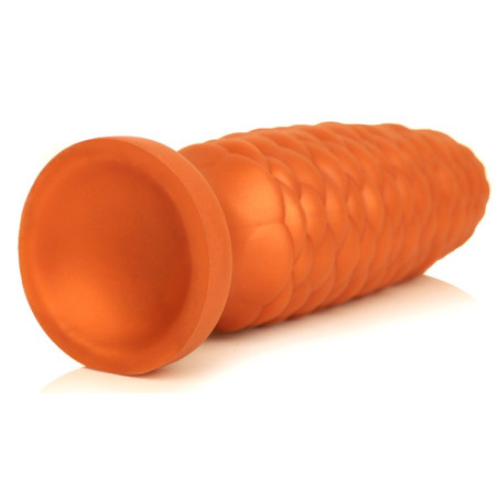 Plug anal XXL LONG PINE Orange de 28 x 8 cm