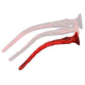 Gode long TORTHY S noir et Rouge de Monstered