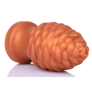 Plug anal PINHEAD M de 9 x 5 cm Orange