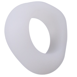 Cockring THE MASTER RING Blanc de 25 mm par Rock Solid