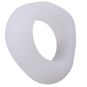 Cockring THE MASTER RING Blanc de 25 mm par Rock Solid