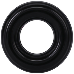 Cockring THE RIBBED DONUT 28 mm Noir