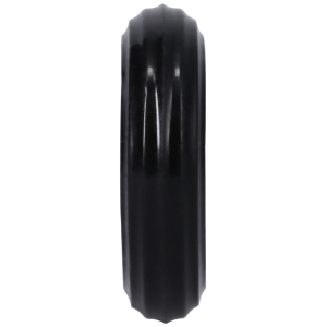 Cockring THE RIBBED DONUT Noir Diamètre 28 mm
