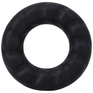 Cockring en silicone THE FAT TIRE Noir Diamètre 25 mm