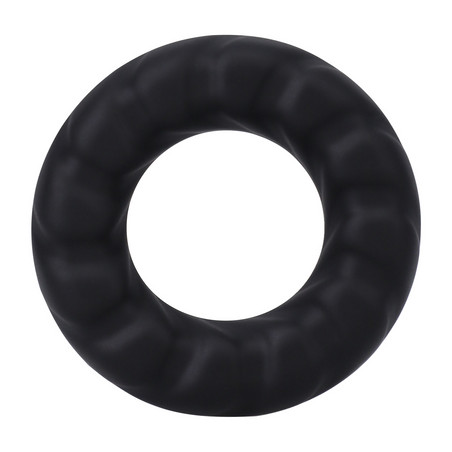 Cockring en silicone THE FAT TIRE Noir Diamètre 25 mm