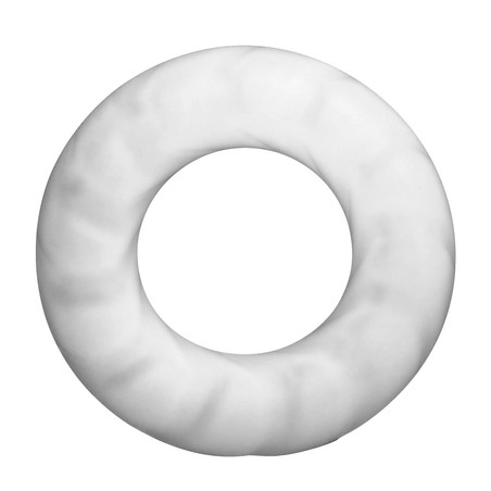 Cockring en silicone THE FAT TIRE Blanc Diamètre 25 mm