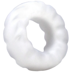 Cockring en silicone THE FAT TIRE Blanc Diamètre 25 mm