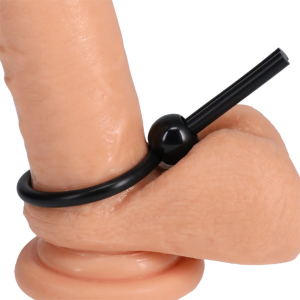 Cockring ajustable LASSO SINGLE noir de Rock Solid