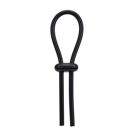 Cockring ajustable LASSO DOUBLE Noir de Rock Solid