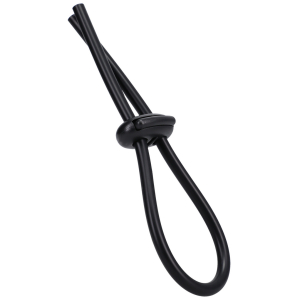 Cockring ajustable LASSO DOUBLE Noir de Rock Solid