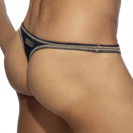 String de bain REGAL Bleu marine-Doré 2