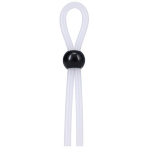 Cockring ajustable LASSO SINGLE Blanc de Rock Solid