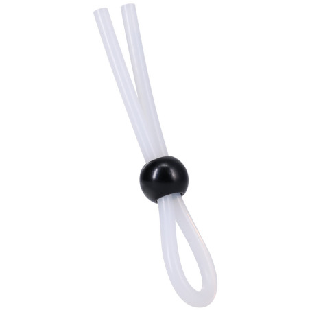 Cockring ajustable LASSO SINGLE Blanc de Rock Solid